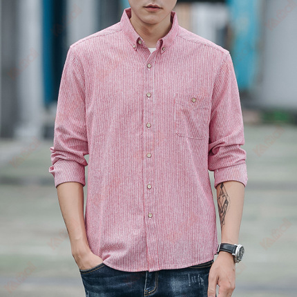 striped dress shirt
